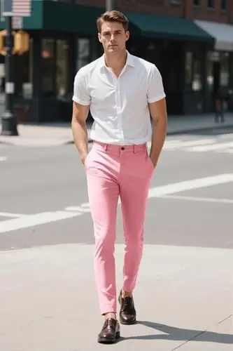 GINGTTO Mens Dress Pants Slim Fit Stretch Chino Pants for Men - 4