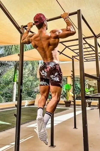 GINGTTO Men's Beach Shorts Bathing Suits with Mesh Lining - 6