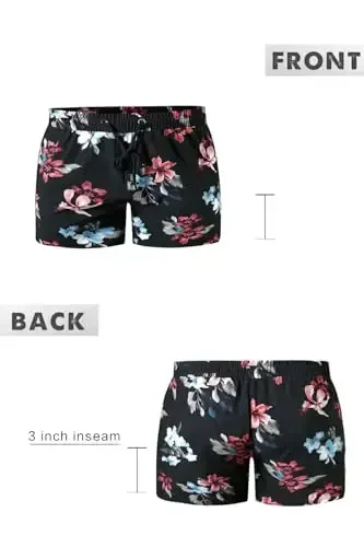 GINGTTO Men's Beach Shorts Bathing Suits with Mesh Lining - GINGTTO (1)