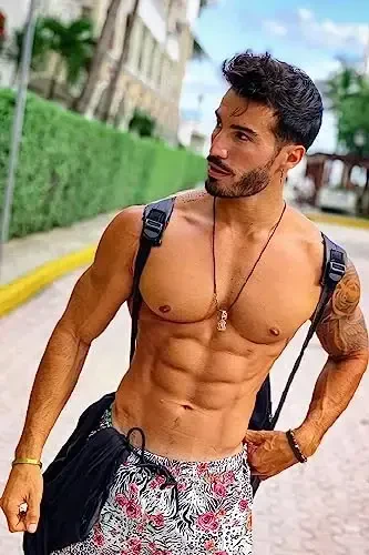 GINGTTO Men's Beach Shorts Bathing Suits with Mesh Lining - 2