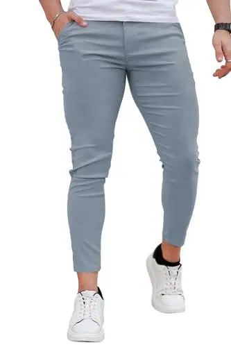 GINGTTO Mens Dress Pants Slim Fit Chino Pants for Men Formal 