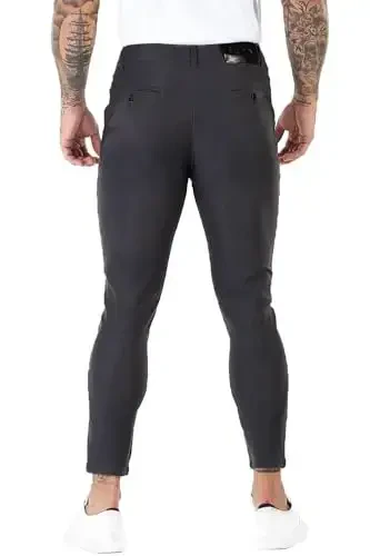 GINGTTO Mens Dress Pants Slim Fit Chino Pants for Men Formal - 3