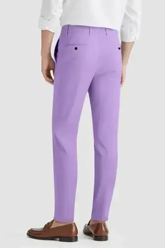 GINGTTO Mens Dress Pants Slim Fit Stretch Chino Pants for Men - 2