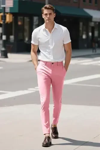 GINGTTO Mens Dress Pants Slim Fit Stretch Chino Pants for Men - 4