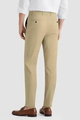 GINGTTO Mens Dress Pants Slim Fit Stretch Chino Pants for Men - 2