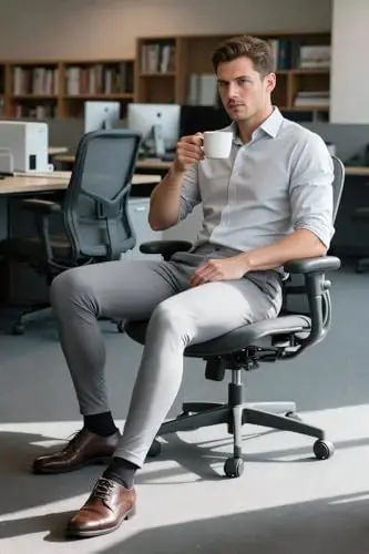 GINGTTO Mens Dress Pants Slim Fit Stretch Chino Pants for Men - 5