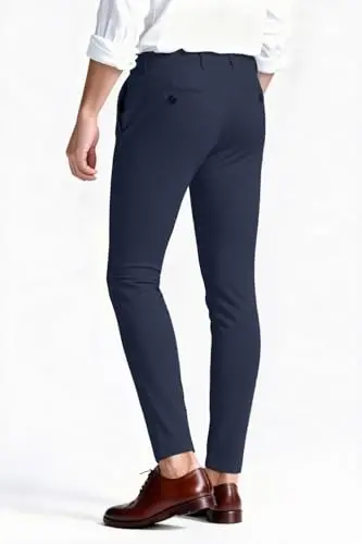 GINGTTO Mens Dress Pants Slim Fit Stretch Chino Pants for Men - GINGTTO (1)