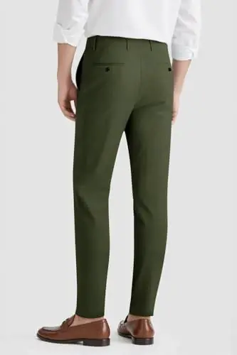 GINGTTO Mens Dress Pants Slim Fit Stretch Chino Pants for Men - 2