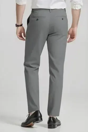GINGTTO Mens Dress Pants Slim Fit Stretch Formal Pants for Men - 3