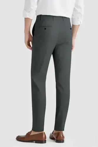 GINGTTO Мужские Брюки Slim Fit Эластичные Брюки Чинос для Мужчин - 2