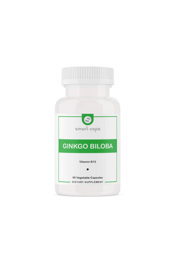 Ginkgo Biloba and Vitamin B12 60 Softgels - 1