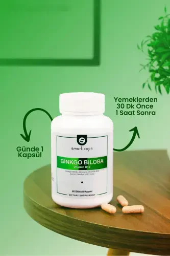 Ginkgo Biloba va B12 Vitamini 60 Yumshoq Kapsul - 3