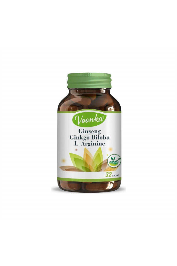 Ginseng Ginkgo Biloba L-arginin 32 Kapsül - 1