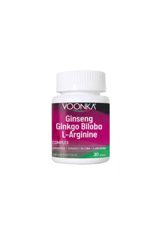 Ginseng Ginkgo Biloba L-arginine 30 Capsules - 1