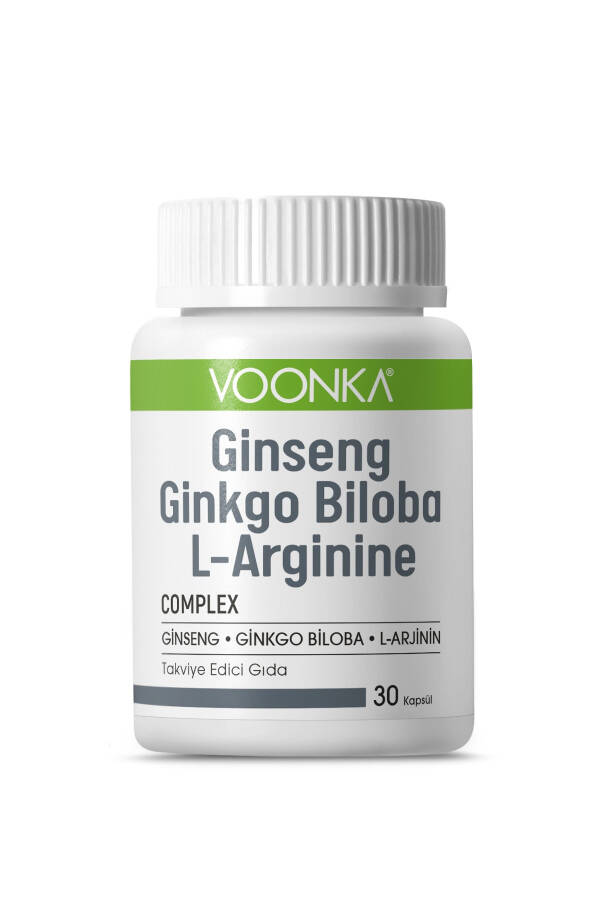 Ginseng Ginkgo Biloba L Arginine 32 Capsules + Facial Wash Gel 100ml Gift - 1