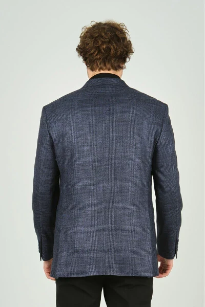 Gio Men's Classic Fit Striped Wool Jacket - 4