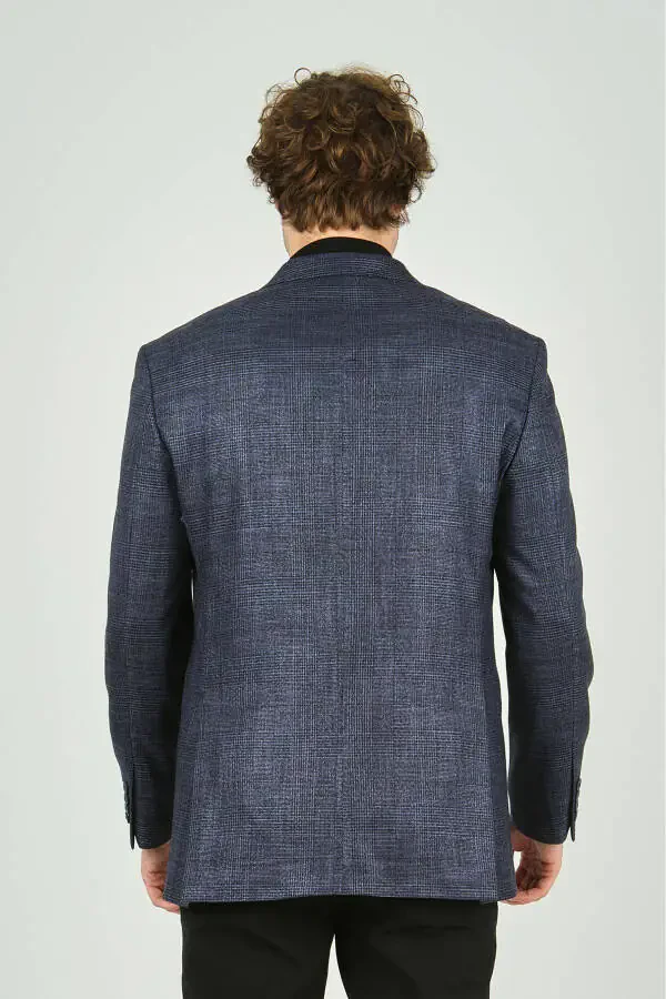 Gio Men's Classic Fit Striped Wool Jacket - 4