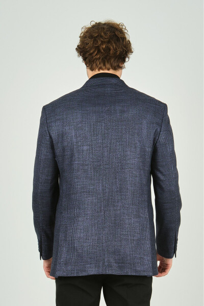 Gio Men's Classic Fit Striped Wool Jacket - 4