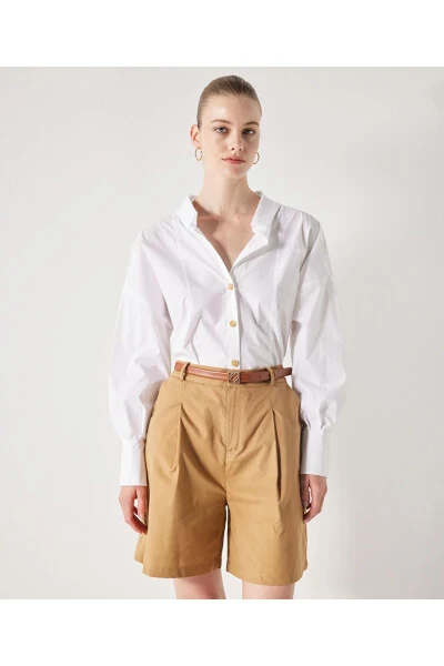 Gipeli Poplin Gömlek - İPEKYOL