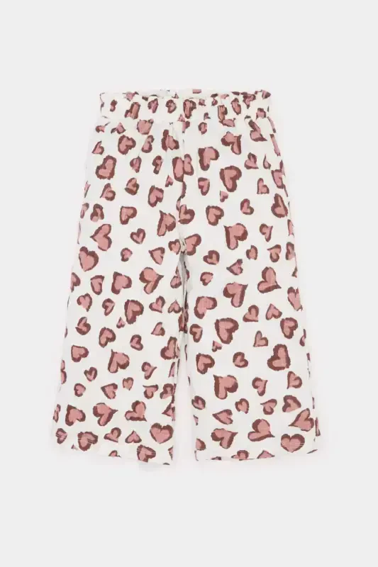 Girl Baby 2-Piece Set Leopard Print Short Sleeve T-Shirt Elastic Waist Bottom E5440a525sm - 2