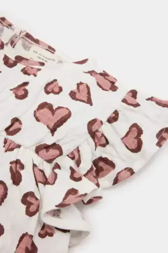 Girl Baby 2-Piece Set Leopard Print Short Sleeve T-Shirt Elastic Waist Bottom E5440a525sm - 3