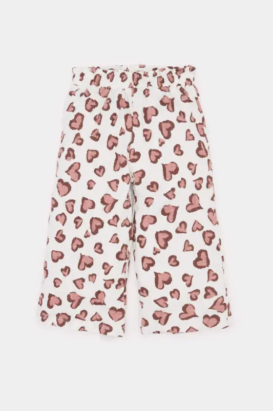 Girl Baby 2-Piece Set Leopard Print Short Sleeve T-Shirt Elastic Waist Bottom E5440a525sm - 2