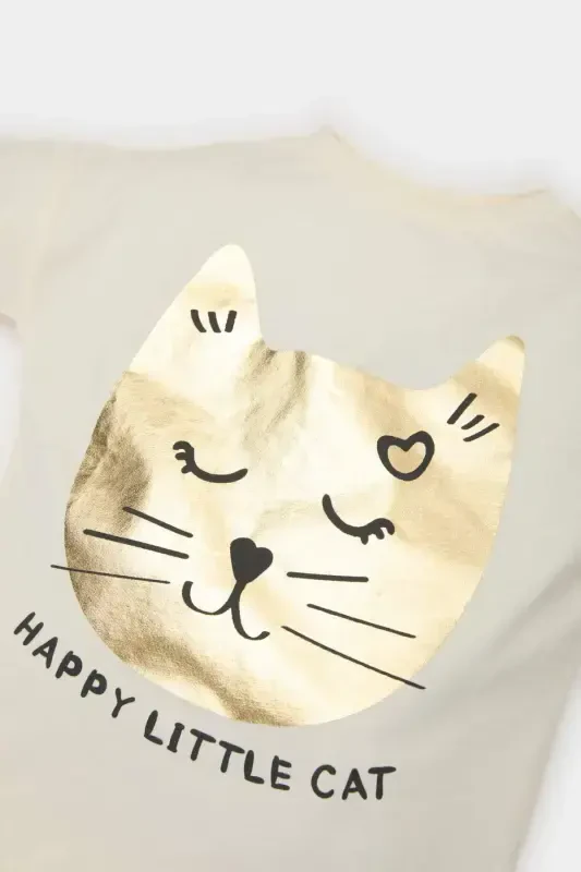 Girl Baby Bicycle Collar Printed Long Sleeve T-shirt E5460A525SP - 2