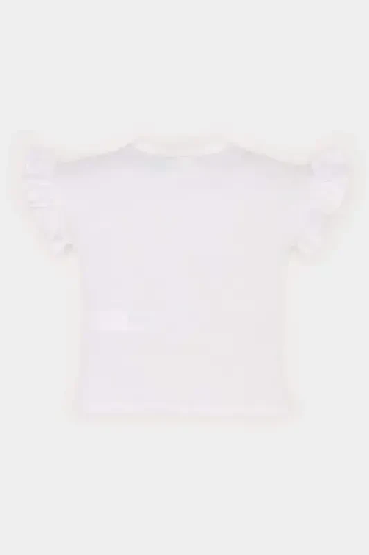 Girl Baby Disney Princess Crew Neck Short Sleeve T-Shirt E4871A525SM - 4