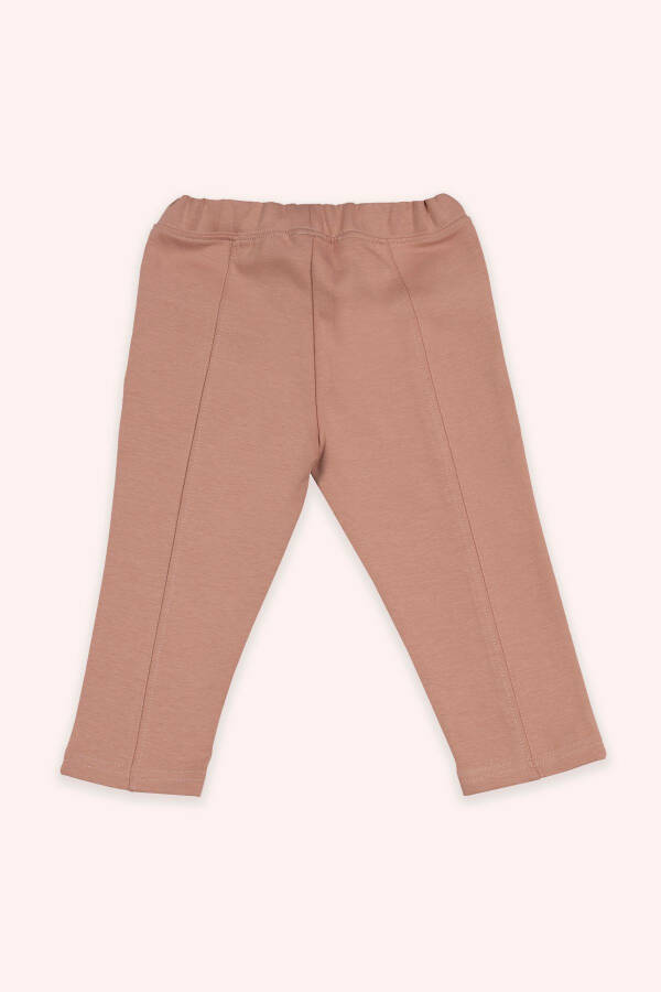 Girl Baby Elastic Waist Rose Pant-019 - 2