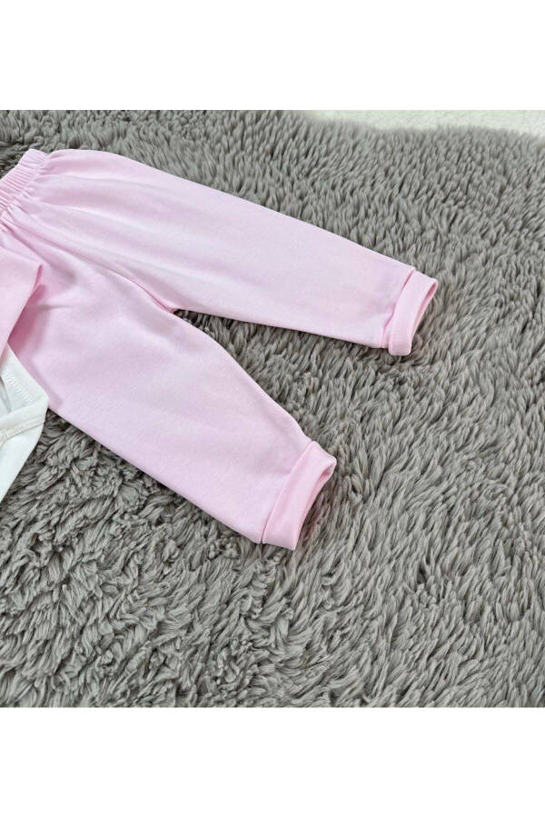 GIRL BABY HEART PATTERN 3-PIECE SET - 3