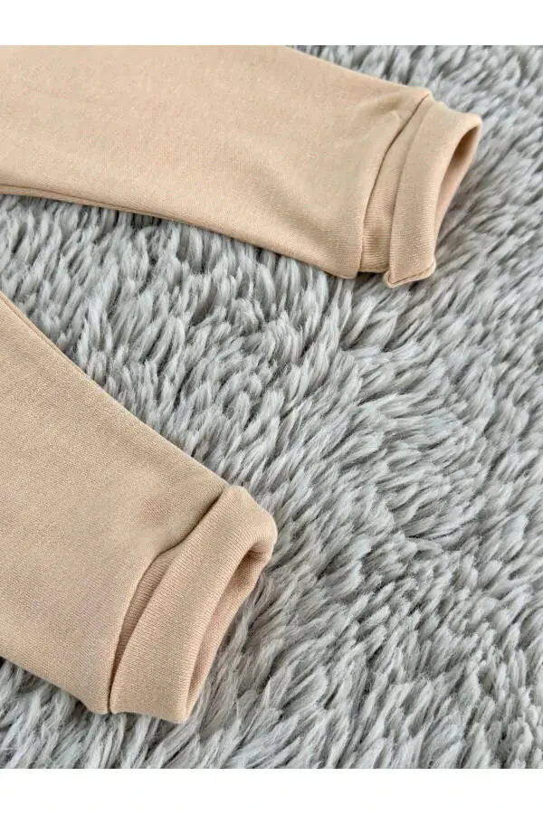 GIRL BABY HEART PATTERNED 3-PIECE SET - 3