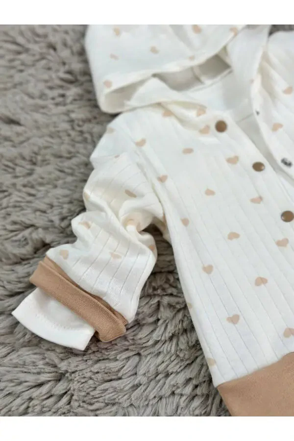 GIRL BABY HEART PATTERNED 3-PIECE SET - 7