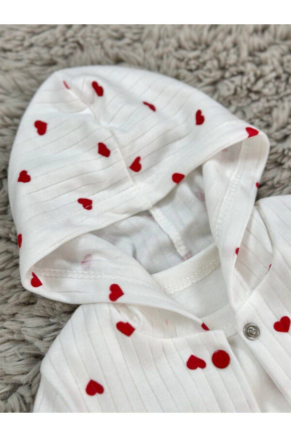 GIRL BABY HEART PATTERNED 3-PIECE SET - 5