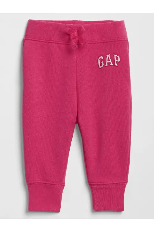 Girl Baby Pink Gap Logo Sweatpants-Pink - GAP