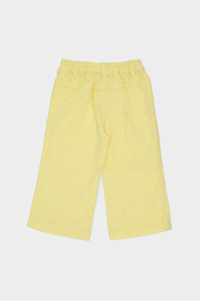Girl Baby Pocketed Yellow Pants - PANÇO (1)