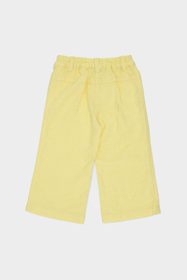 Girl Baby Pocketed Yellow Pants - 2