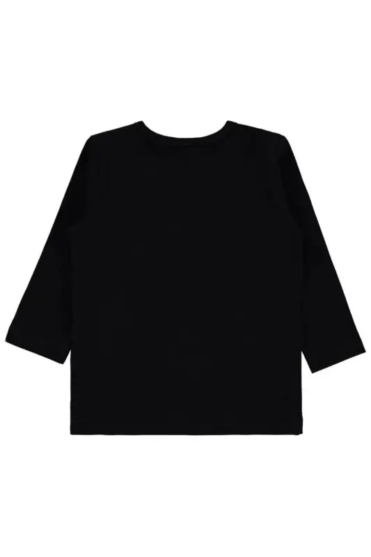 Girl Baby Sweatshirt 6-18 Months Black-Black - 1