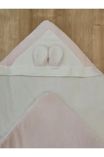 Girl Boy Baby Blanket Winter 100% Cotton Outer Swaddle Newborn Hospital Outfit Cover-powder - 8