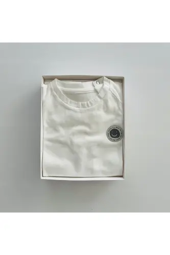 Girl & Boy Basic T-shirt Kuki04-ecru - 9