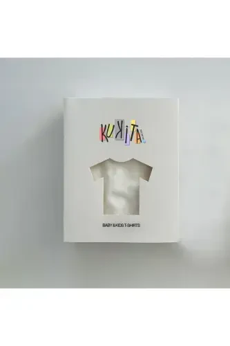 Girl & Boy Basic T-shirt Kuki04-ecru - 3