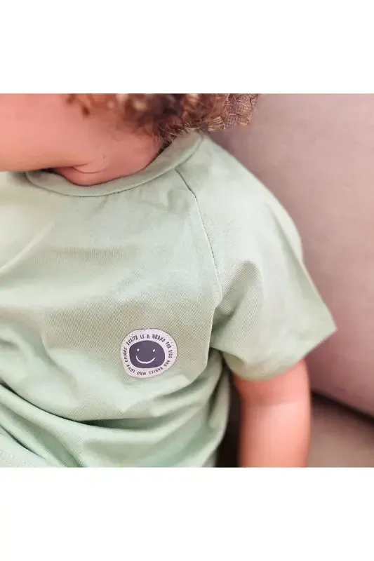 Girl & Boy Basic T-Shirt Kuki04-khaki - 2