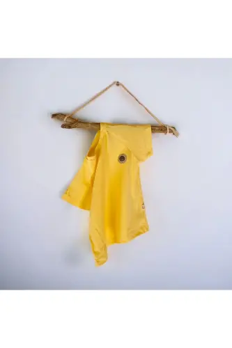Girl & Boy Basic T-Shirt Kuki04-yellow - 6