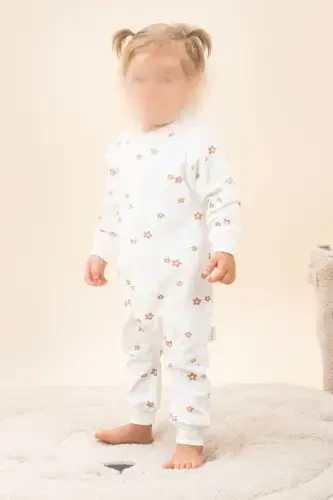 Girl Boy Printed Baby Kids Jumpsuit Seasonal Long - 1