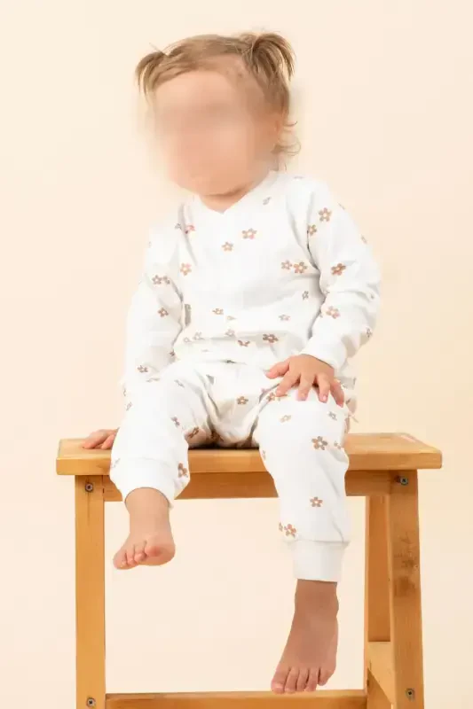 Girl Boy Printed Baby Kids Jumpsuit Seasonal Long - 3