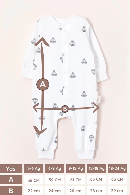 Girl Boy Printed Baby Toddler Jumpsuit Seasonal Long Sleeve Elastic Jumpsuit - 1