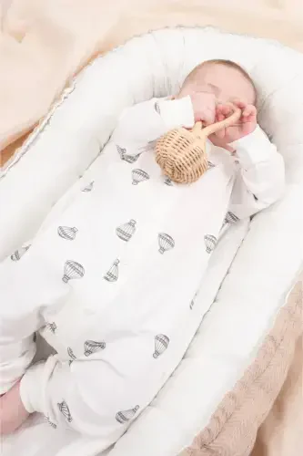 Girl Boy Printed Baby Toddler Jumpsuit Seasonal Long Sleeve Elastic Jumpsuit - 3