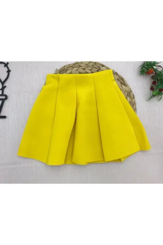 Girl Child Diver Skirt-YELLOW - PANINO