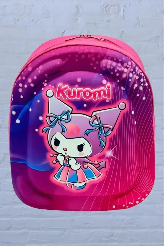 Girl Child Kindergarten Nursery 3d Embossed Eva Printed 2-6 Age Daily School and Backpack-Kromi - 5