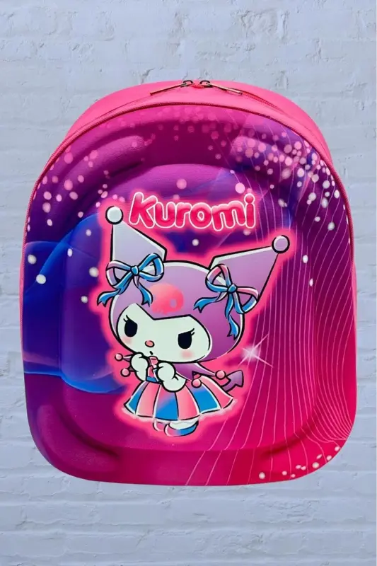 Girl Child Kindergarten Nursery 3d Embossed Eva Printed 2-6 Age Daily School and Backpack-Kromi - 1