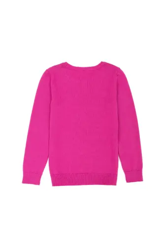 Girl Child Violet Basic Sweater 50269034-VR037 - 992428 - 2